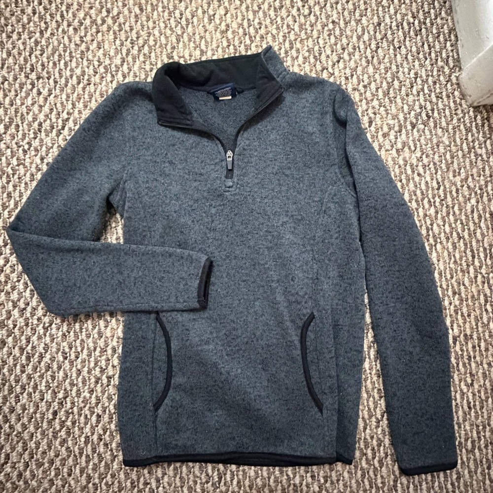 Women’s Dark Gray Quarter-Zip Sweater